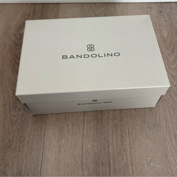 Bandolino Womens High Heels Size 6.5 Light Gold Peep Toe Sparkly Rainaa Pump - Picture 9 of 9